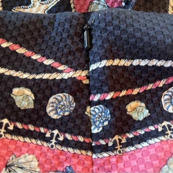 Talbots Sea Shell Skirt size 8 petite EUC lined textured coastal beach - Picture 8 of 12